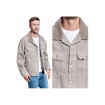 Jacheta De Tranzitie - Rider Jacket - Croi Normal - Inchidere: Nasturi - Compozitie Material: 100% Bumbac - Numar De Buzunare: 4 - Bej - 1 Bucata Jacheta De Tranzitie - Rider Jacket - Croi Normal - Inchidere: Nasturi - Compozitie Material: 100% Bumbac - Numar De Buzunare: 4 - Bej - 1 Bucata