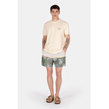 Pantaloni scurti de plaja cu imprimeu tropical Pantaloni scurti de plaja cu imprimeu tropical