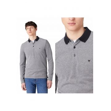 Tricou Barbati - Ls Refined Polo - Slim Fit - Cu Nasturi - Confortabil - Elegant - Respirabil - Ideal Pentru Zi Cu Zi - Material Durabil - Marimea M - Gri Tricou Barbati - Ls Refined Polo - Slim Fit - Cu Nasturi - Confortabil - Elegant - Respirabil - Ideal Pentru Zi Cu Zi - Material Durabil - Marimea M - Gri