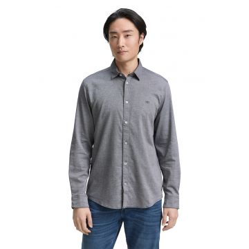 Camasa regular-fit cu mansete cu nasturi - Gri - Bleumarin - Camasa regular-fit cu mansete cu nasturi - Gri - Bleumarin -