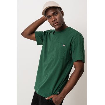 Tricou lejer cu buzunar pe piept Tricou lejer cu buzunar pe piept