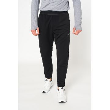 Pantaloni cu logo si tehnologie Dri-FIT pentru fitness Pro