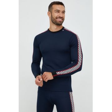 Helly Hansen longsleeve funcțional culoarea albastru marin